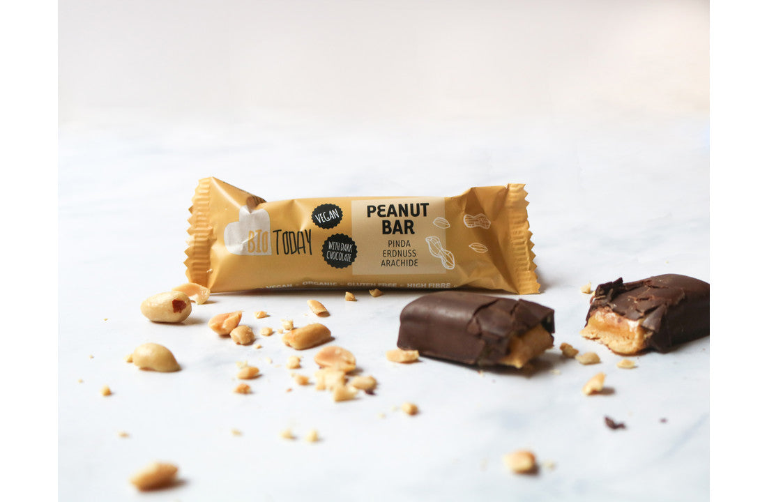 BioToday Peanut Organic Chocolate bar organic 1 pc