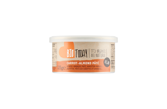 BioToday Organic Carrot Almond Pate spread 125gr
