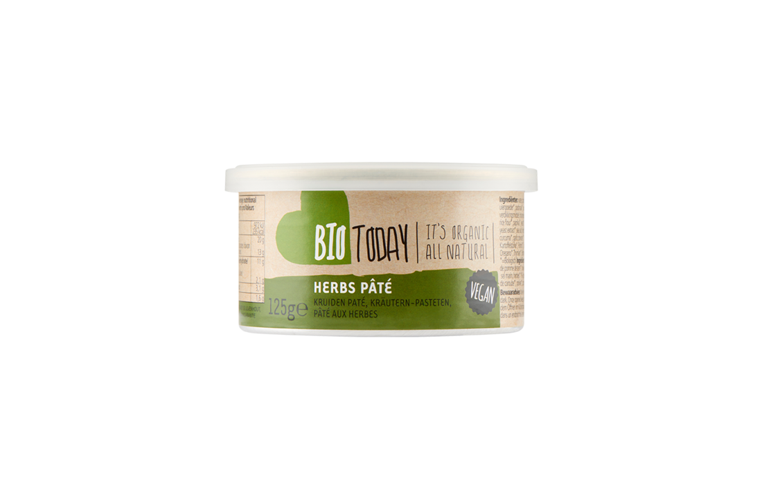 BioToday Organic Herbs Pate spread 125gr