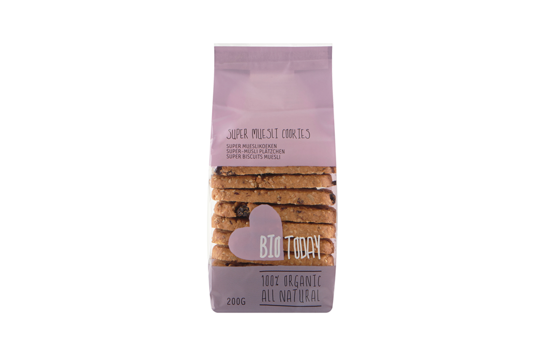 BioToday Organic Muesli Cookies 200gr