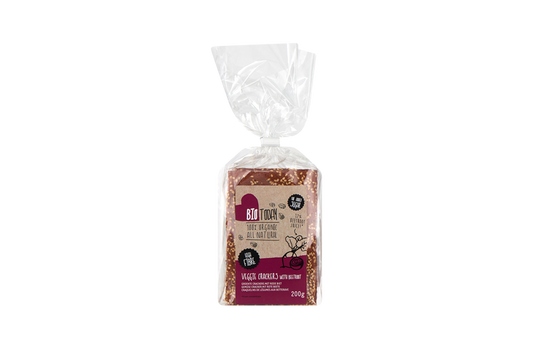 BioToday Organic Spelt Beetroot Crackers 200gr