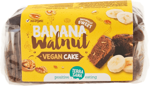 Terrasana Organic Banana Walnut bread cake 350gr