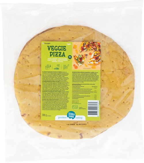 Terrasana Organic Pizza base 2x Carrot Pumpkin 300gr