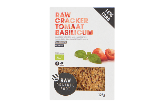 Raw Organic Crackers Tomato and Basil (glutenfree) 175gr