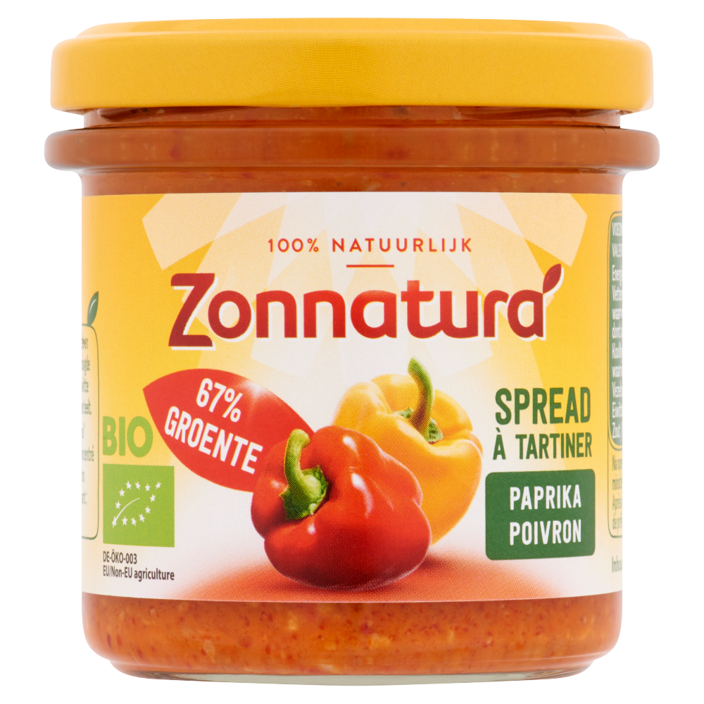 Zonnatura Organic Paprika spread 135gr