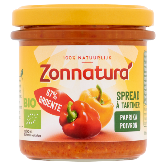 Zonnatura Organic Paprika spread 135gr