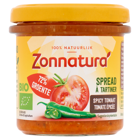 Zonnatura Organic Spicy Tomato spread 135gr